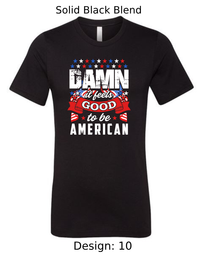 Shirts Men's Customized T-Shirts | Patriotic Themed Tee