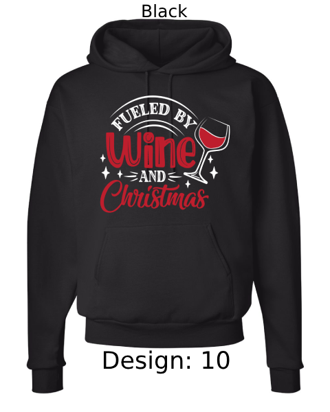 Unisex Christmas Funny Drinking Hoodie Sweatshirt | Custom Hoodie