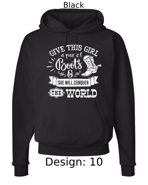 Unisex Country Cowboy Hoodie Sweatshirt | Custom Hoodie