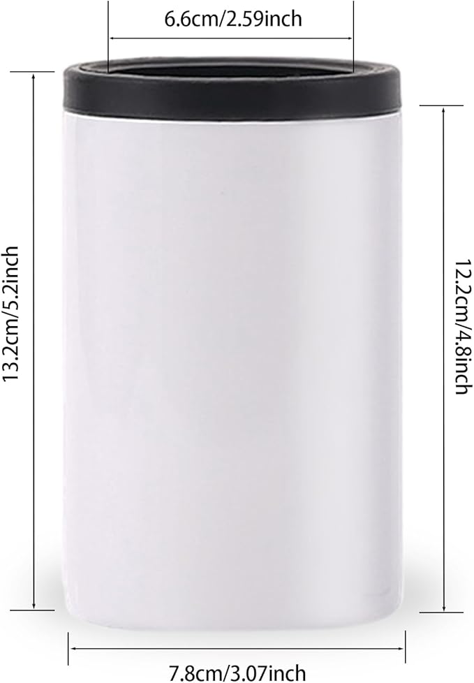 Custom Tumbler Ready To Ship 12oz Standard Can Bottle Insulated Cooler w/Lid & Straw | Sublimation Tumbler | A Day Without Beer Is Like...Just Kidding I Have No Idea