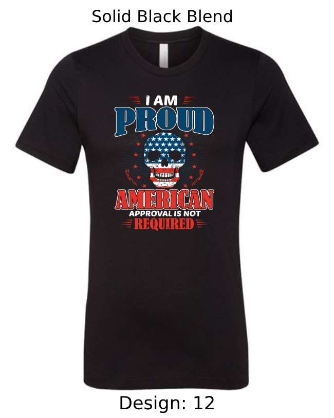 Shirts Men's Customized T-Shirts | Patriotic Themed Tee