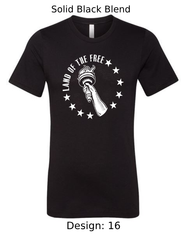 Shirts Men's Customized T-Shirts | Patriotic Themed Tee