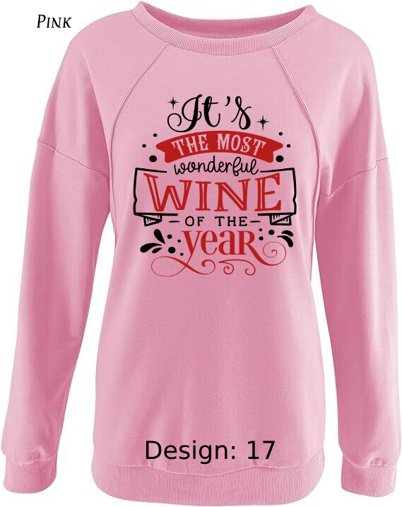 Sweatshirt Women's Christmas Funny Drinking Sweatshirt | Custom Sweatshirt