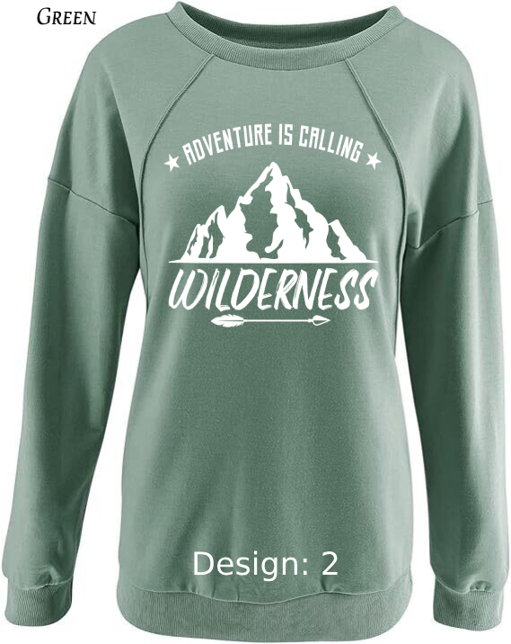 Sweatshirt Women's Camping Sweatshirt | Custom Sweatshirt