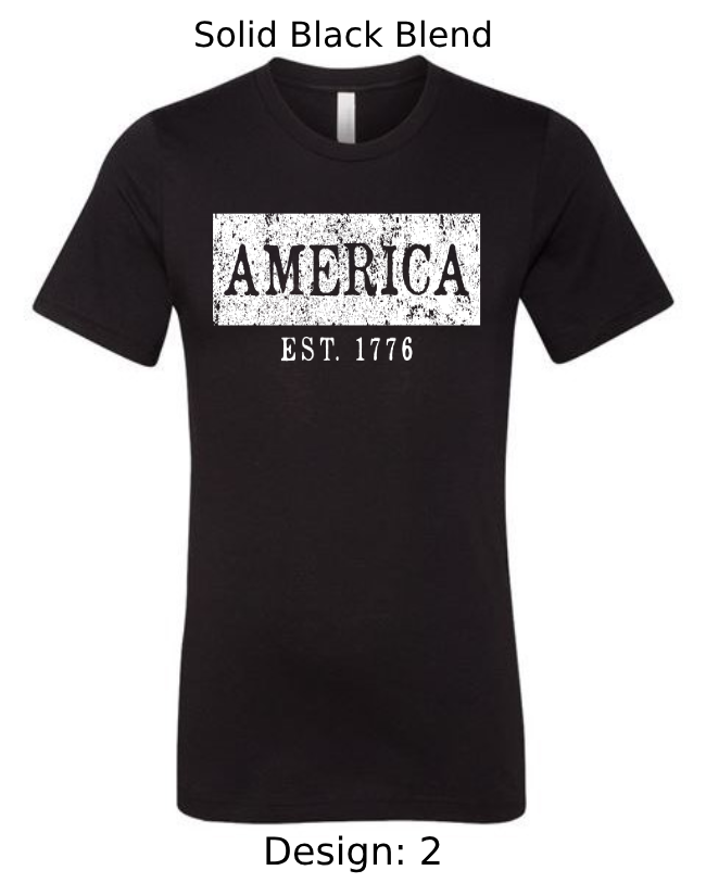 Shirts Men's Customized T-Shirts | Patriotic Themed Tee