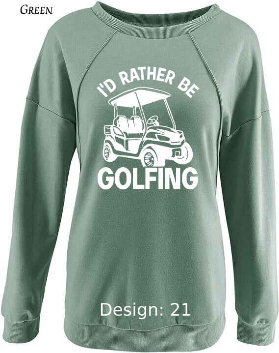 Sweatshirt Women's Golf Sweatshirt | Custom Sweatshirt