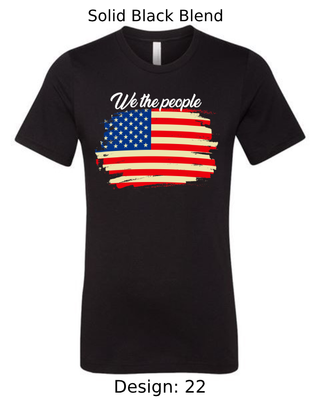 Shirts Men's Customized T-Shirts | Patriotic Themed Tee