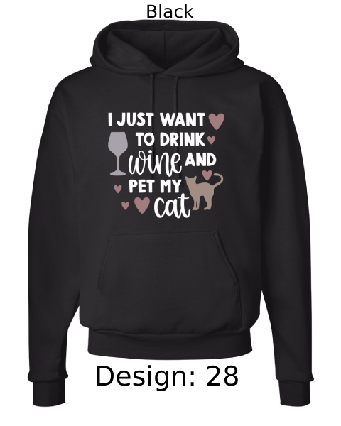 Unisex Cat Hoodie Sweatshirt | Custom Hoodie