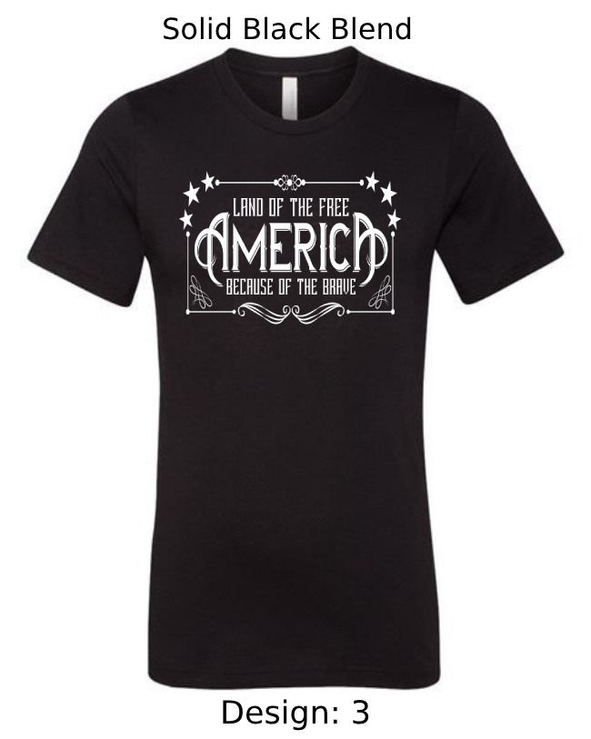 Shirts Men's Customized T-Shirts | Patriotic Themed Tee