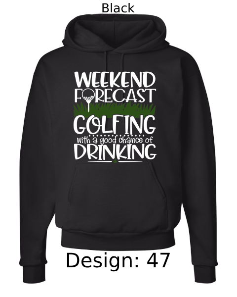 Unisex Golf Hoodie Sweatshirt | Custom Hoodie