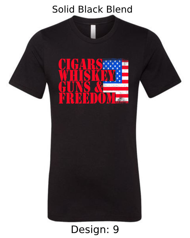 Shirts Men's Customized T-Shirts | Patriotic Themed Tee
