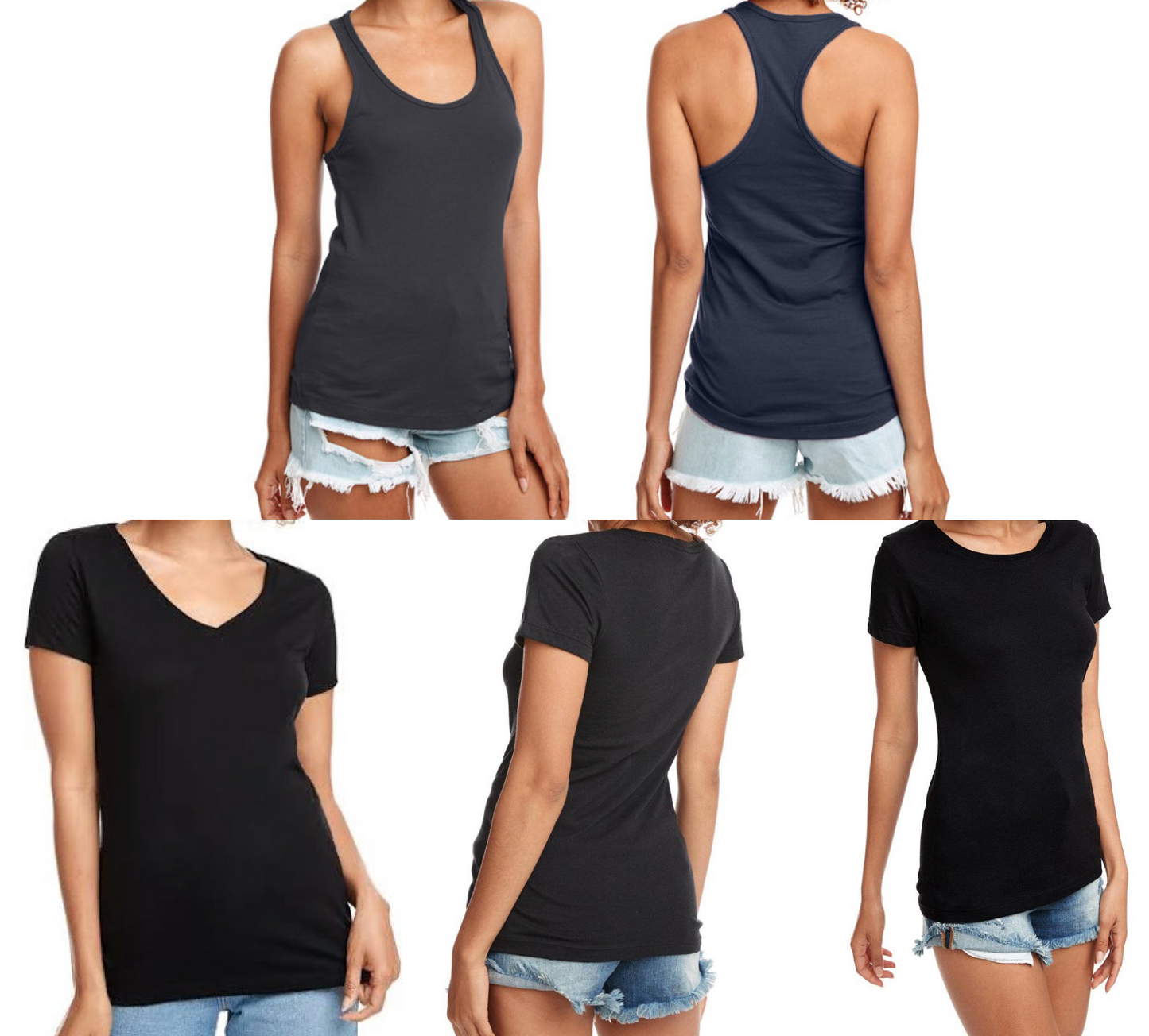 Shirts Women's Customized Tank Tops & Shirts | Christmas Tinsel Tits Themed Tee