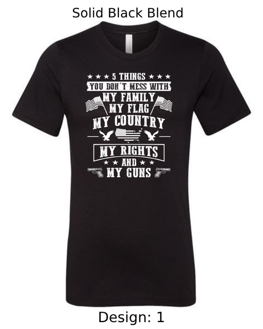 Shirts Men's Customized T-Shirts | Patriotic Themed Tee