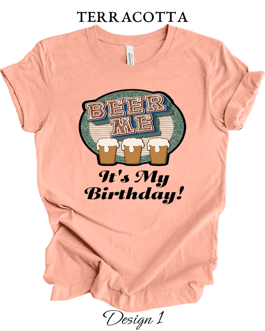 Custom Tee Unisex Crew Neck T-shirts | Birthday Inspired Tee