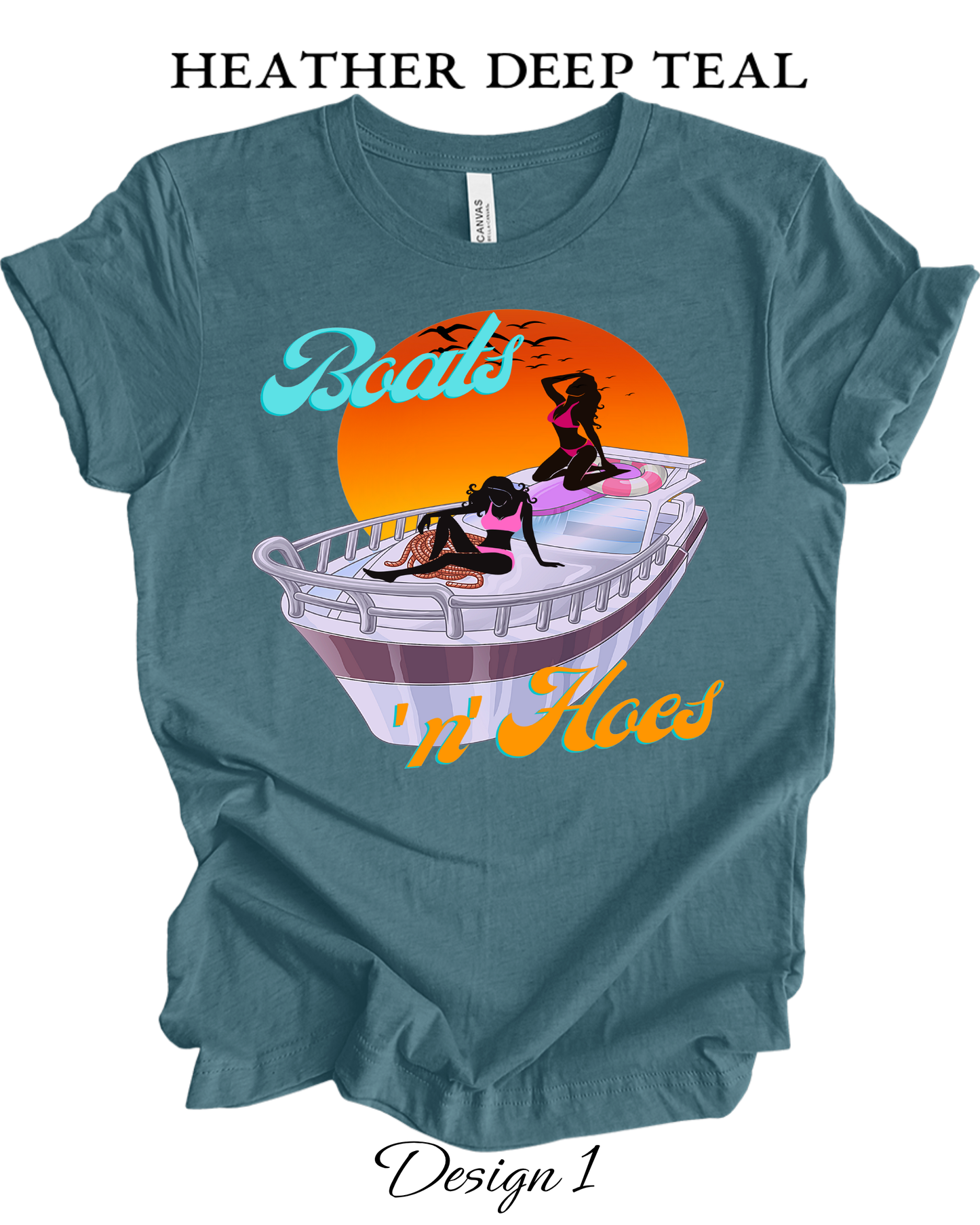 Custom Tee Unisex Crew Neck T-Shirts | Summer, Surfing, & Sunshine Inspired Tee