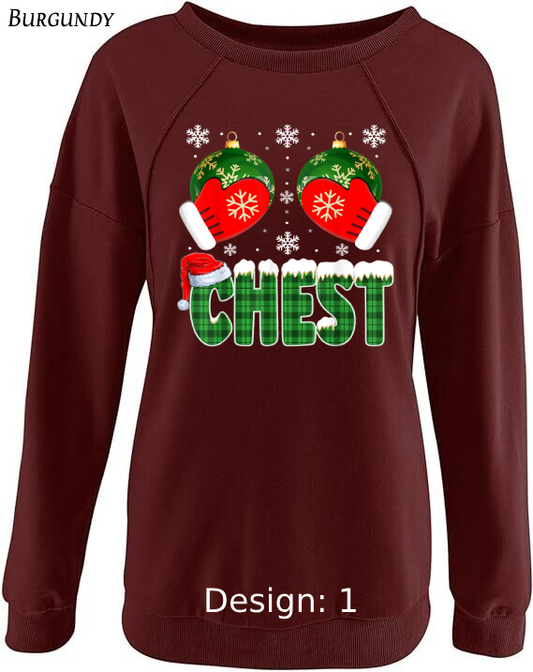 Sweatshirt Women's Christmas Funny Sweatshirt | Custom Sweatshirt