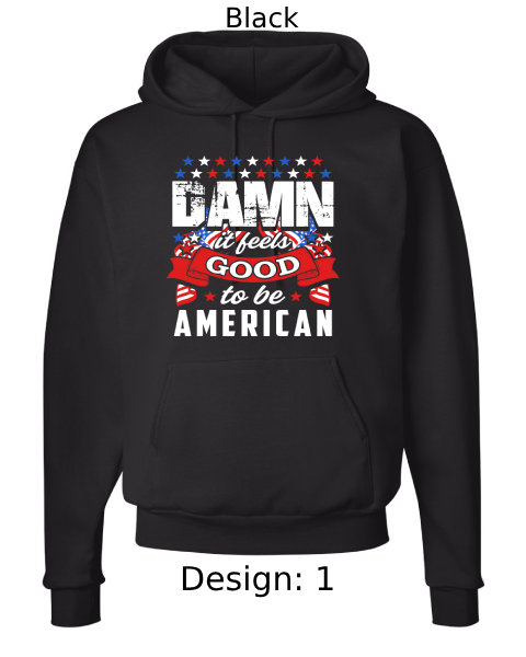 Unisex Patriotic Hoodie Sweatshirt | Custom Hoodie