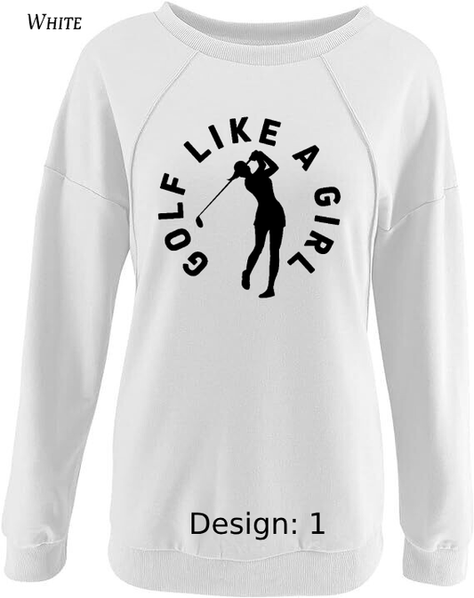 Sweatshirt Women's Golf Sweatshirt | Custom Sweatshirt