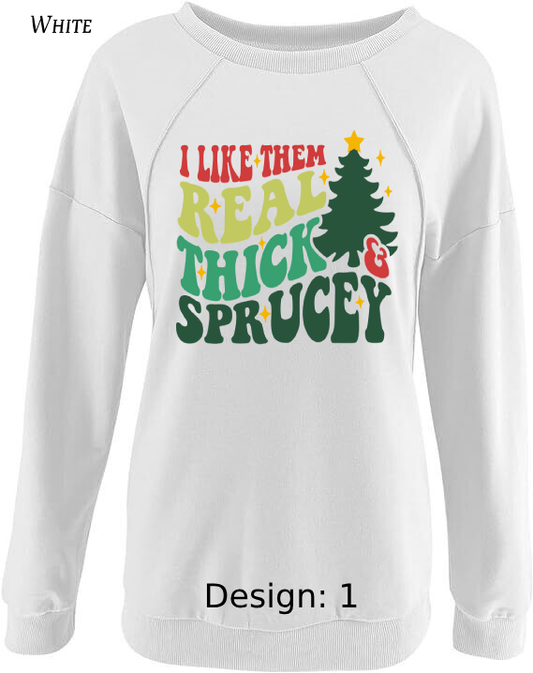 Sweatshirt Women's Christmas Funny Sweatshirt | Custom Sweatshirt