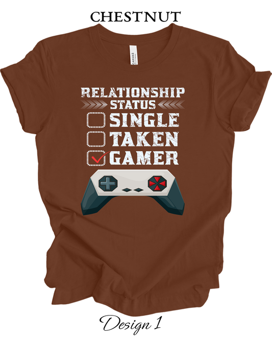 Custom Tee Unisex Crew Neck T-shirts | Video Gaming Inspired Tee