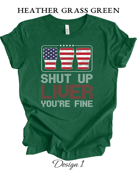 Custom Tee Unisex Crew Neck T-Shirts | Funny Beer Inspired Tee