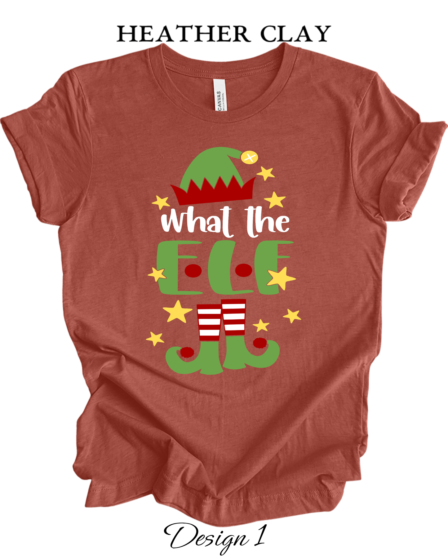 Custom Tee Unisex Crew Neck T-Shirts | Christmas Funny Elf Inspired Tee