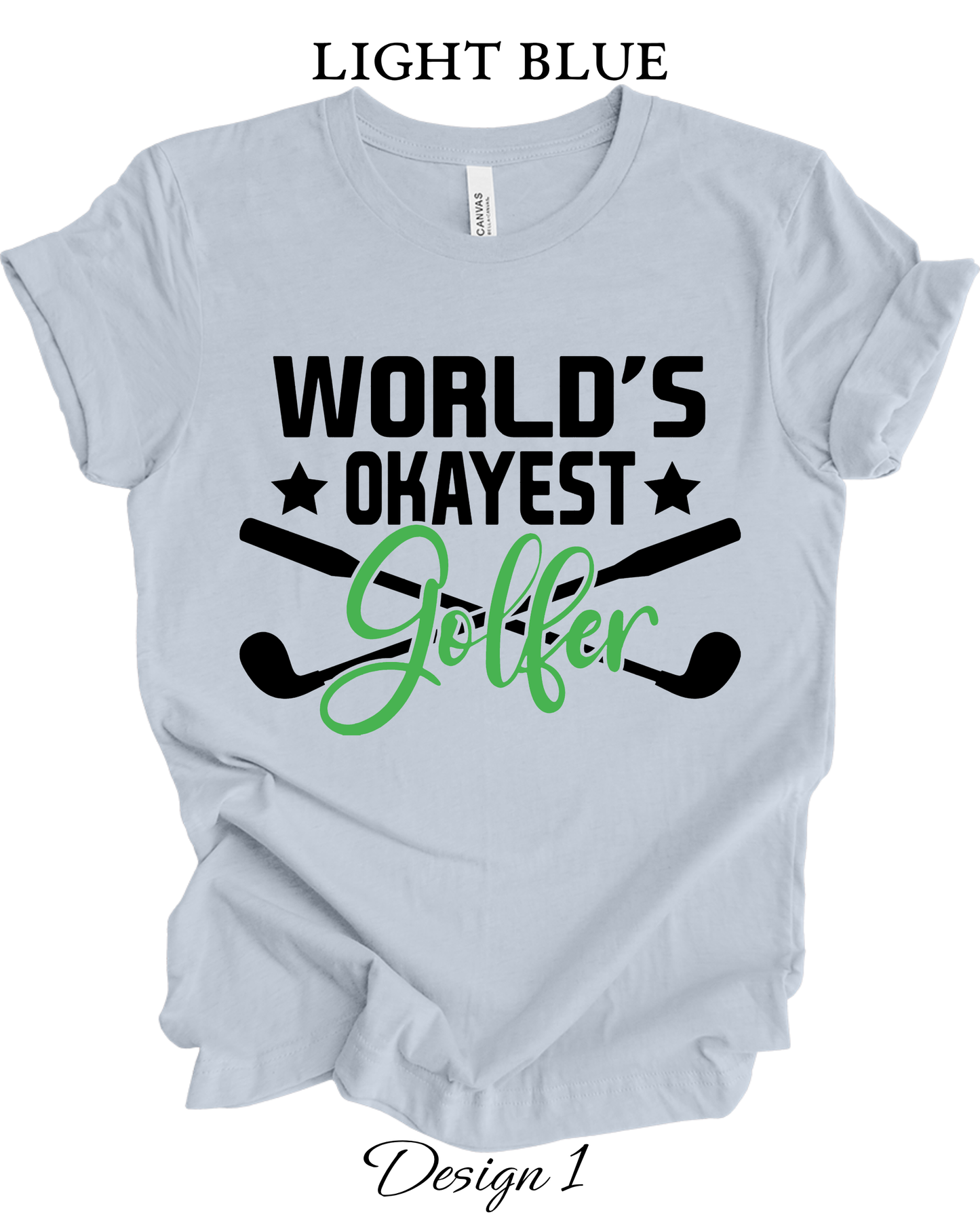 Custom Tee Unisex Crew Neck T-shirts | Golf Inspired Tees