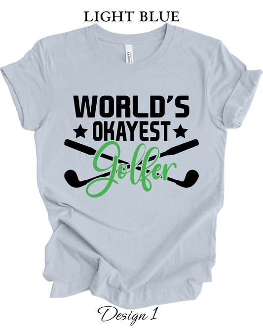 Custom Tee Unisex Crew Neck T-shirts | Golf Inspired Tees