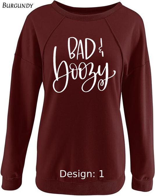 Sweatshirt Women's Funny Alcohol Sweatshirt | Custom Sweatshirt