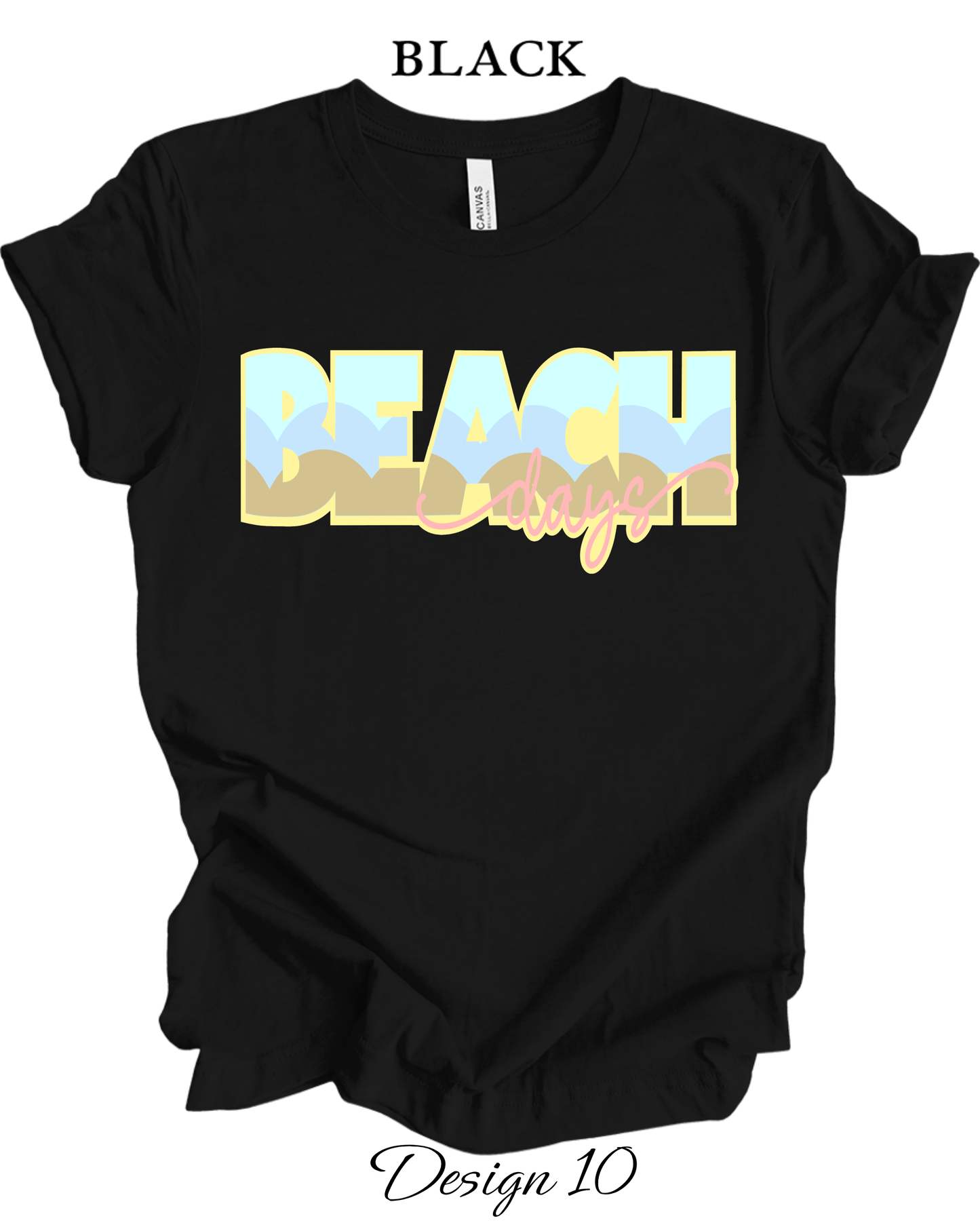 Custom Tee Unisex Crew Neck T-Shirts | Beach Inspired Tee