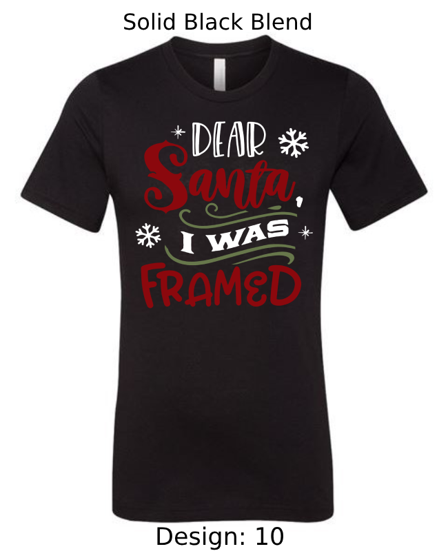 Shirts Men's Customized T-Shirts | Christmas Funny Santa Themed Tee