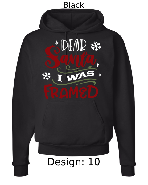 Unisex Christmas Funny Santa Hoodie Sweatshirt | Custom Hoodie