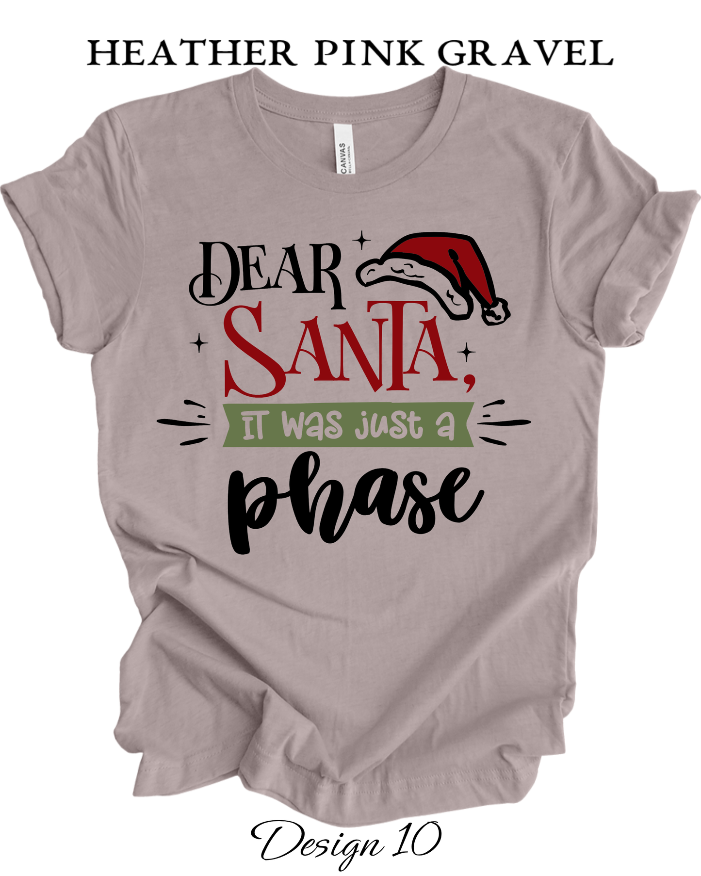 Custom Tee Unisex Crew Neck T-Shirts | Christmas Funny Santa Inspired Tee