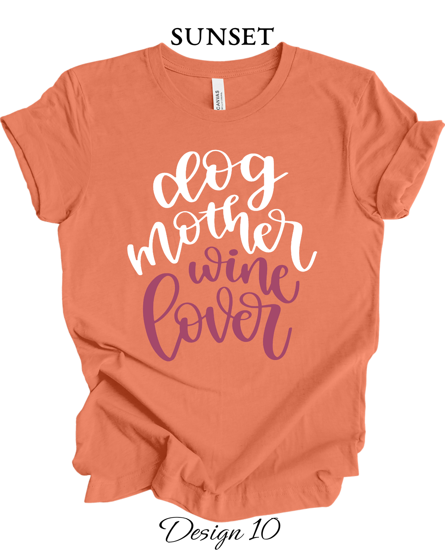 Custom Tee Unisex Crew Neck T-shirts | Dog Inspired Tee