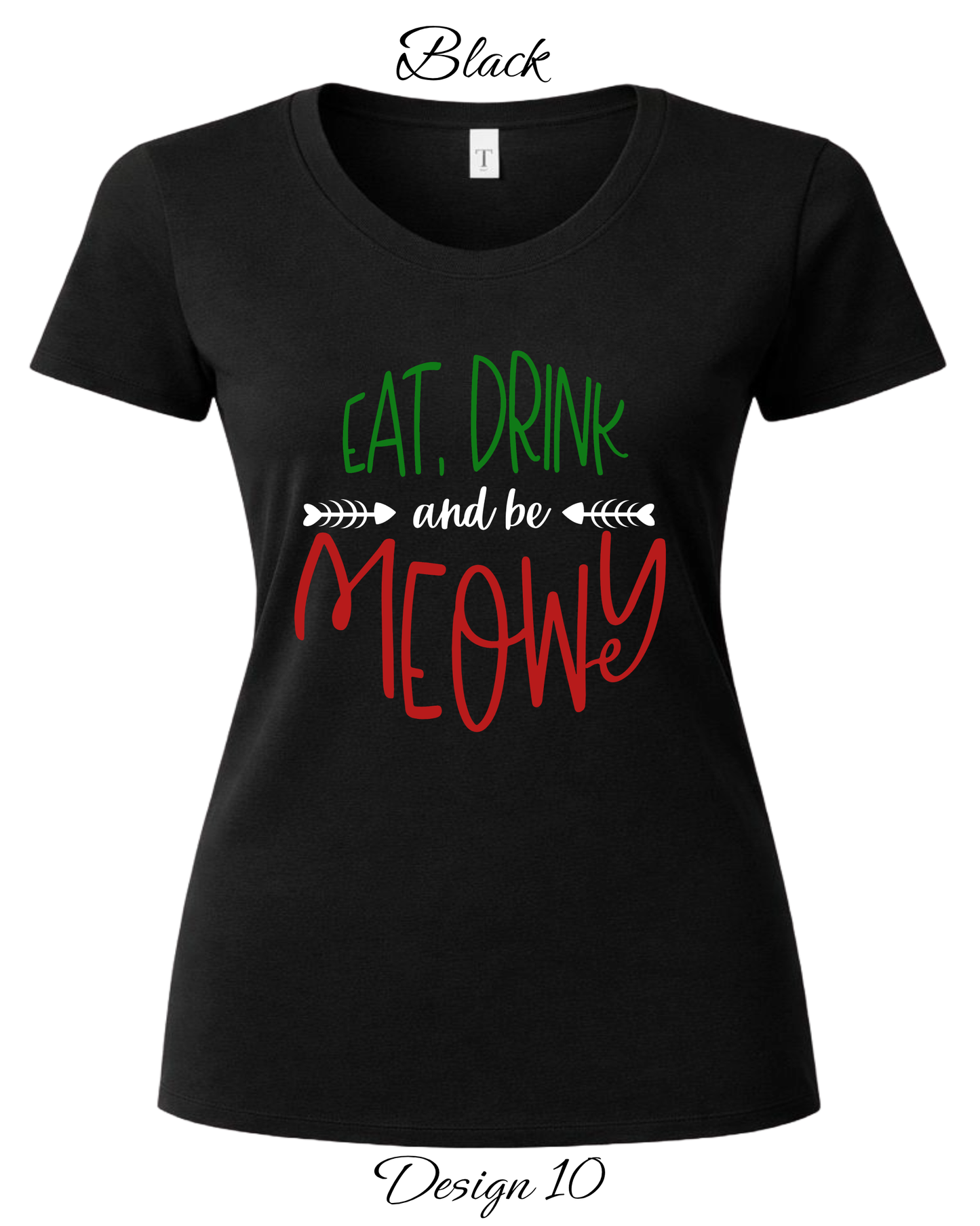 Custom Women's Tank Tops & Tees | Christmas Funny Drinking Inspired Tee