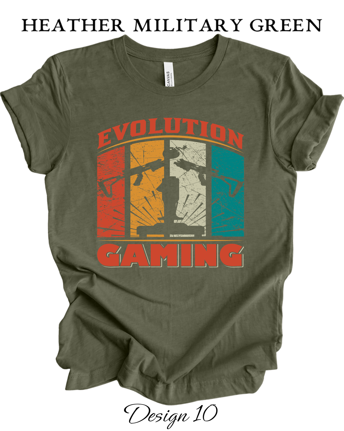 Custom Tee Unisex Crew Neck T-shirts | Video Gaming Inspired Tee