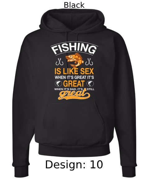 Unisex Fishing Hoodie Sweatshirt | Custom Hoodie