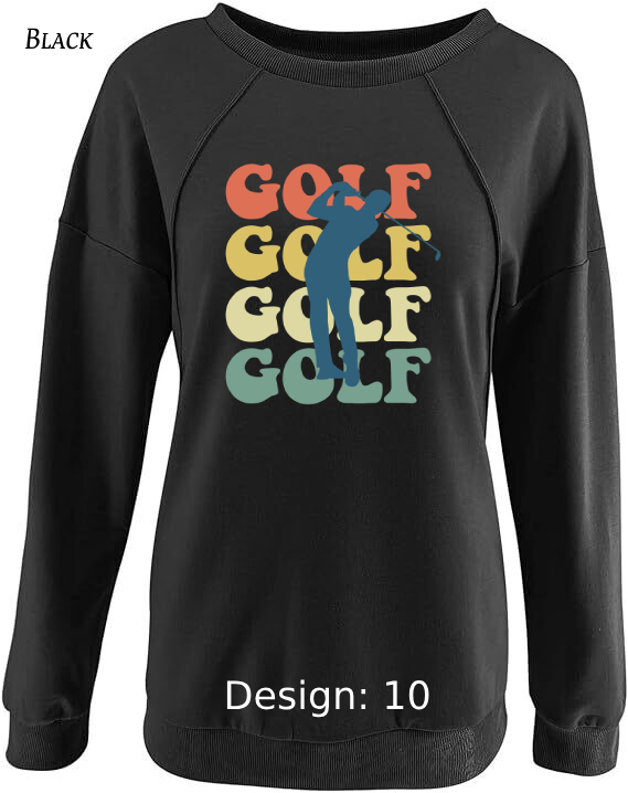 Sweatshirt Women's Golf Sweatshirt | Custom Sweatshirt