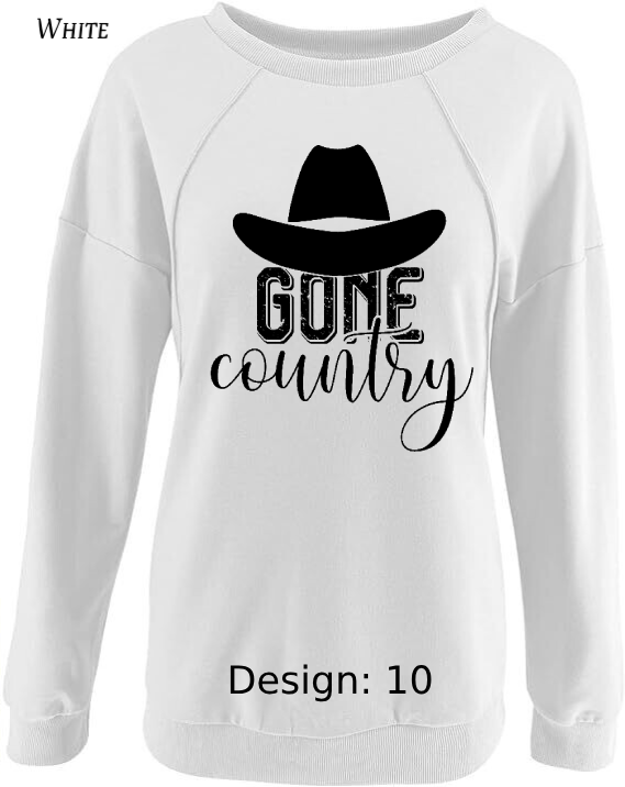 Sweatshirt Women's Country Cowboy Sweatshirt | Custom Sweatshirt