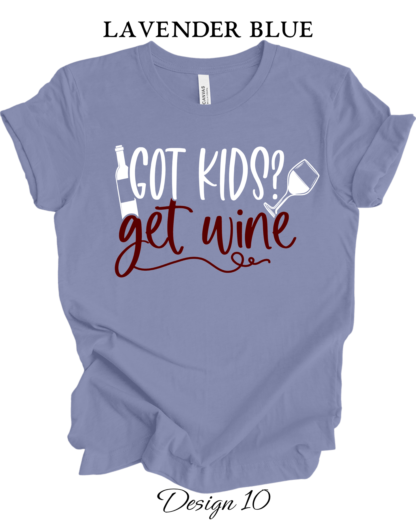 Custom Tee Unisex Crew Neck T-Shirts | Funny Wine Inspired Tee