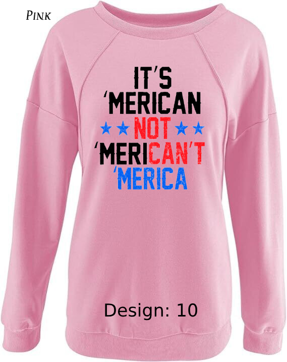Sweatshirt Women's Patriotic Sweatshirt | Custom Sweatshirt
