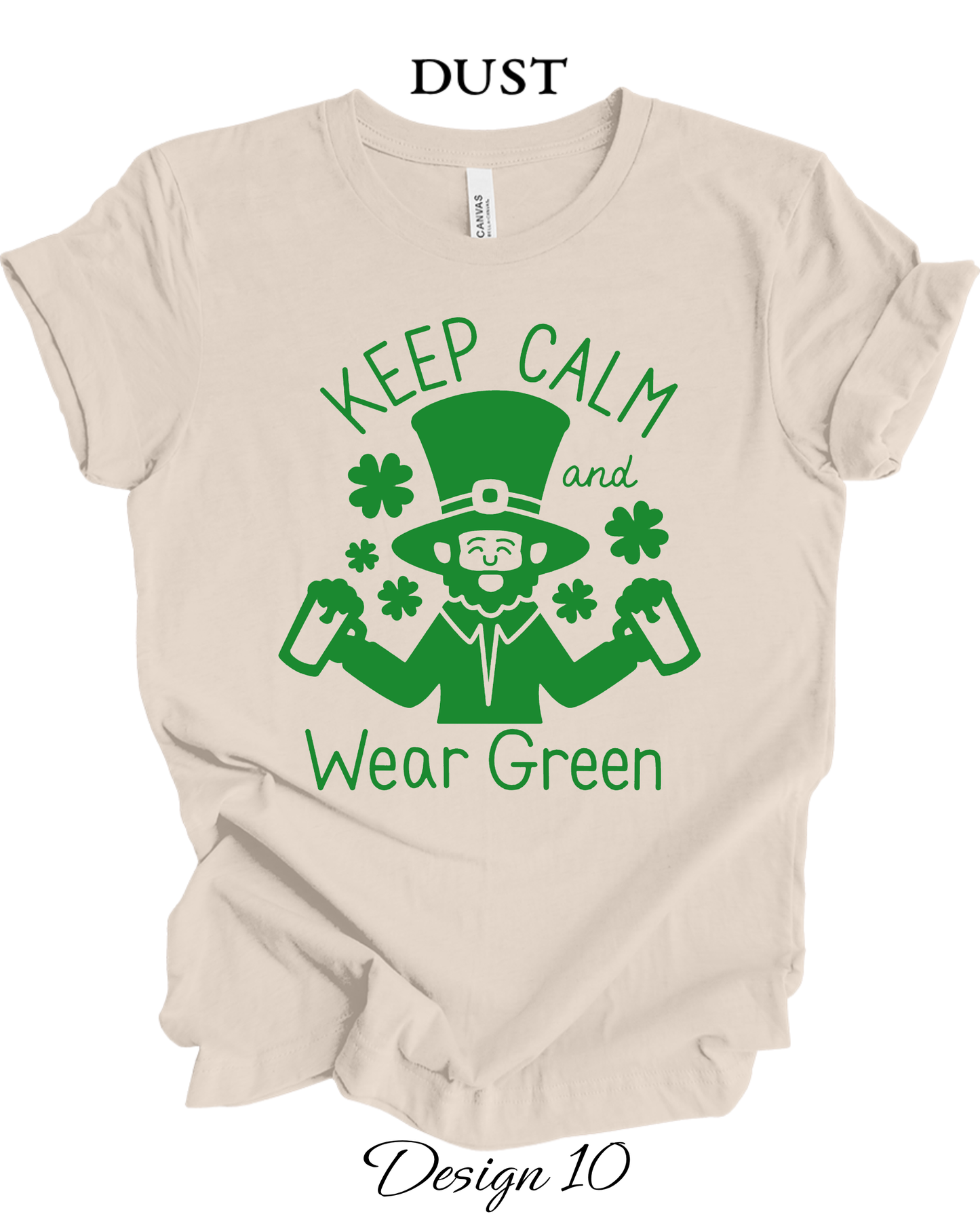 Custom Tee Unisex Crew Neck T-shirts | St. Patrick's Day Inspired Tee