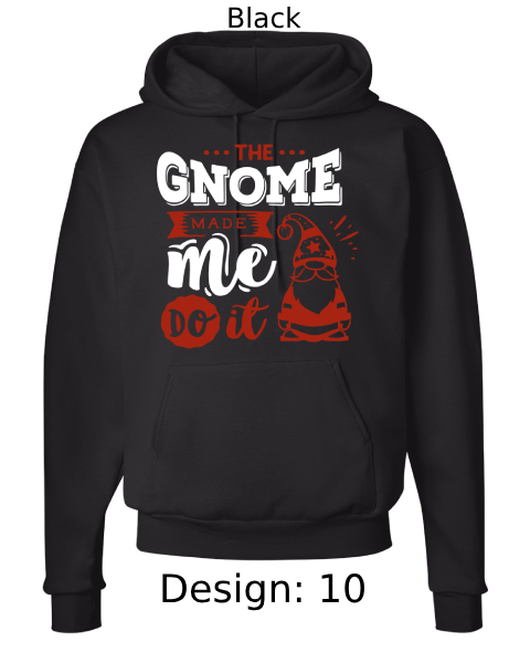 Unisex Christmas Funny Gnome Hoodie Sweatshirt | Custom Hoodie