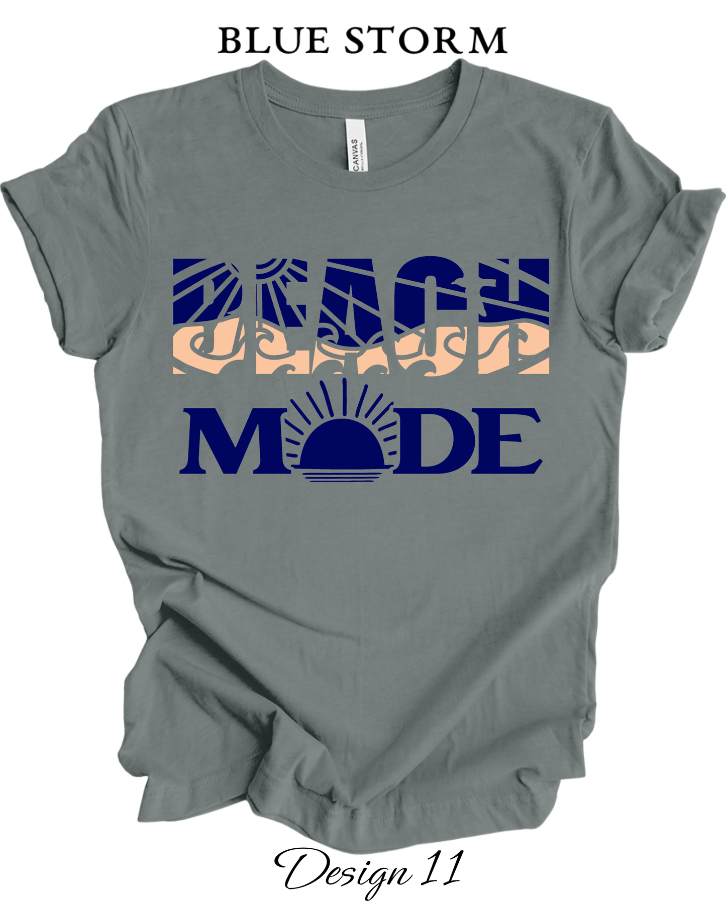 Custom Tee Unisex Crew Neck T-Shirts | Beach Inspired Tee