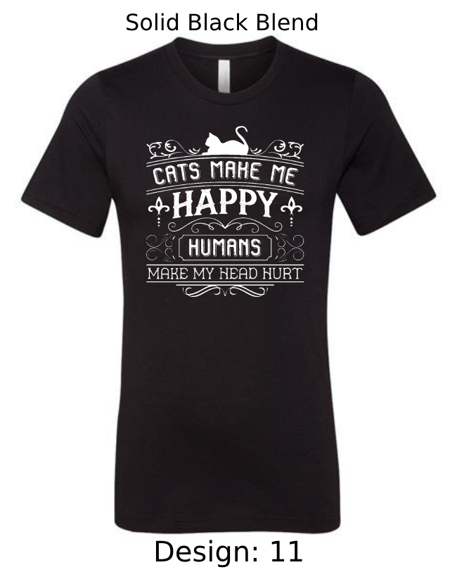 Shirts Men's Customized T-Shirts | Cat Themed Tee