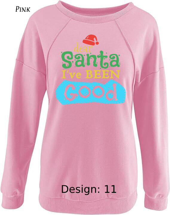 Sweatshirt Women's Christmas Funny Santa Sweatshirt | Custom Sweatshirt