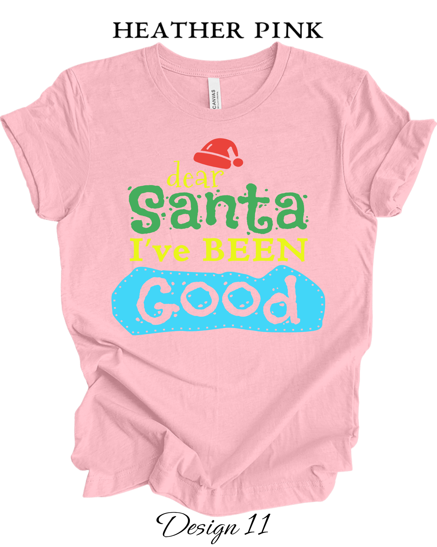 Custom Tee Unisex Crew Neck T-Shirts | Christmas Funny Santa Inspired Tee