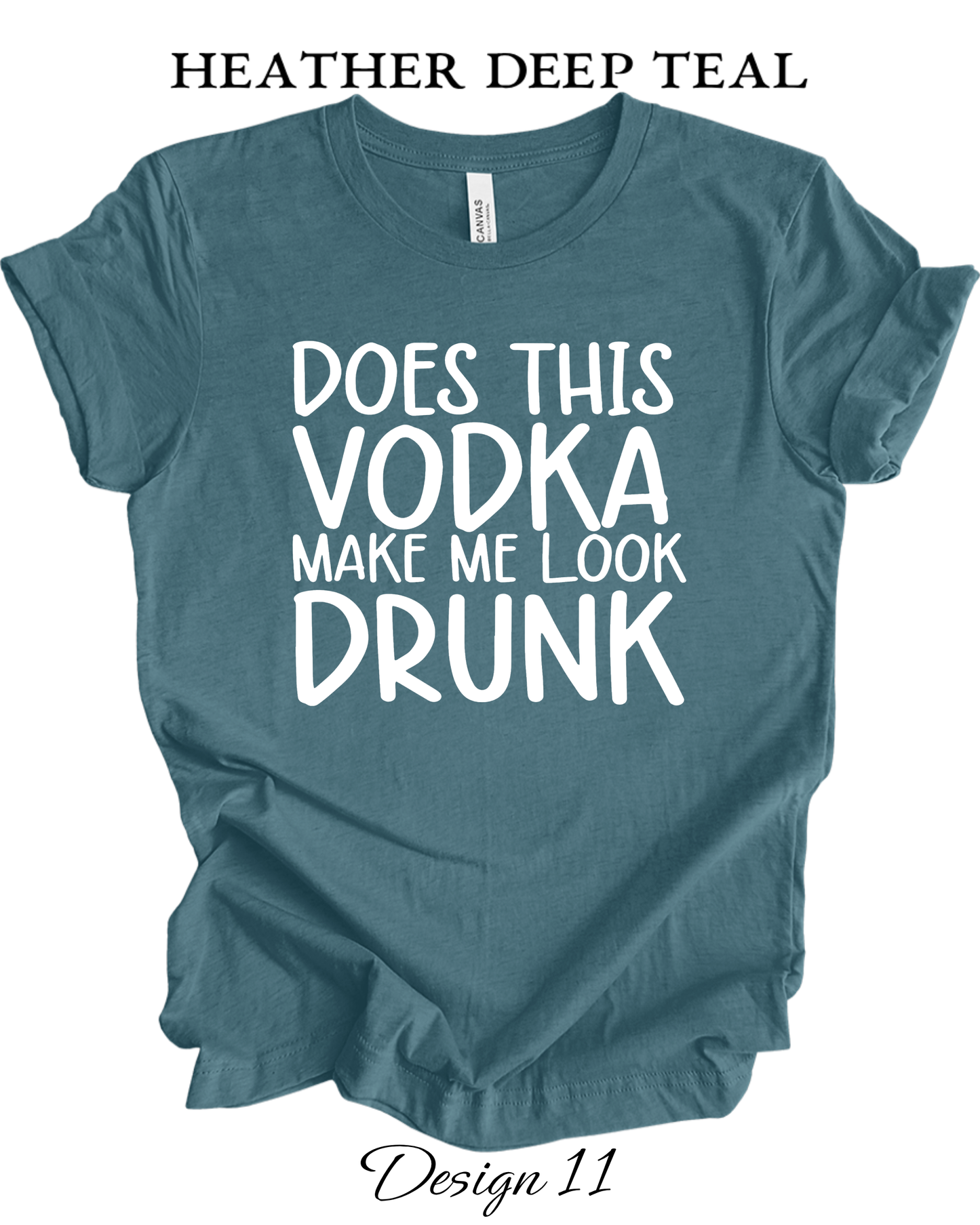 Custom Tee Unisex Crew Neck T-Shirts | Funny Alcohol Inspired Tee