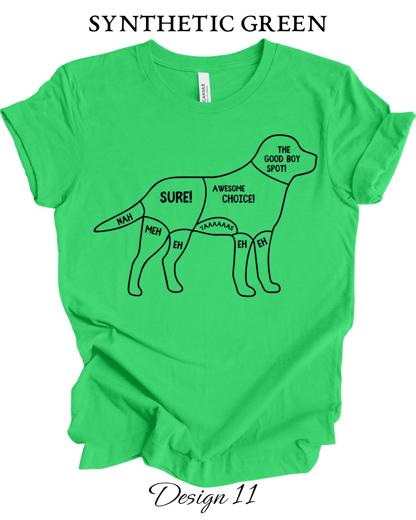 Custom Tee Unisex Crew Neck T-shirts | Dog Inspired Tee