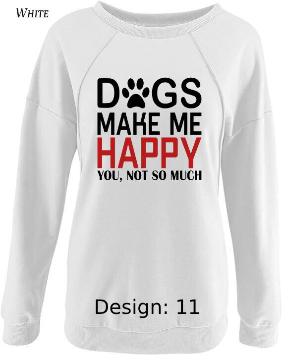 Sweatshirt Women's Dog Sweatshirt | Custom Sweatshirt